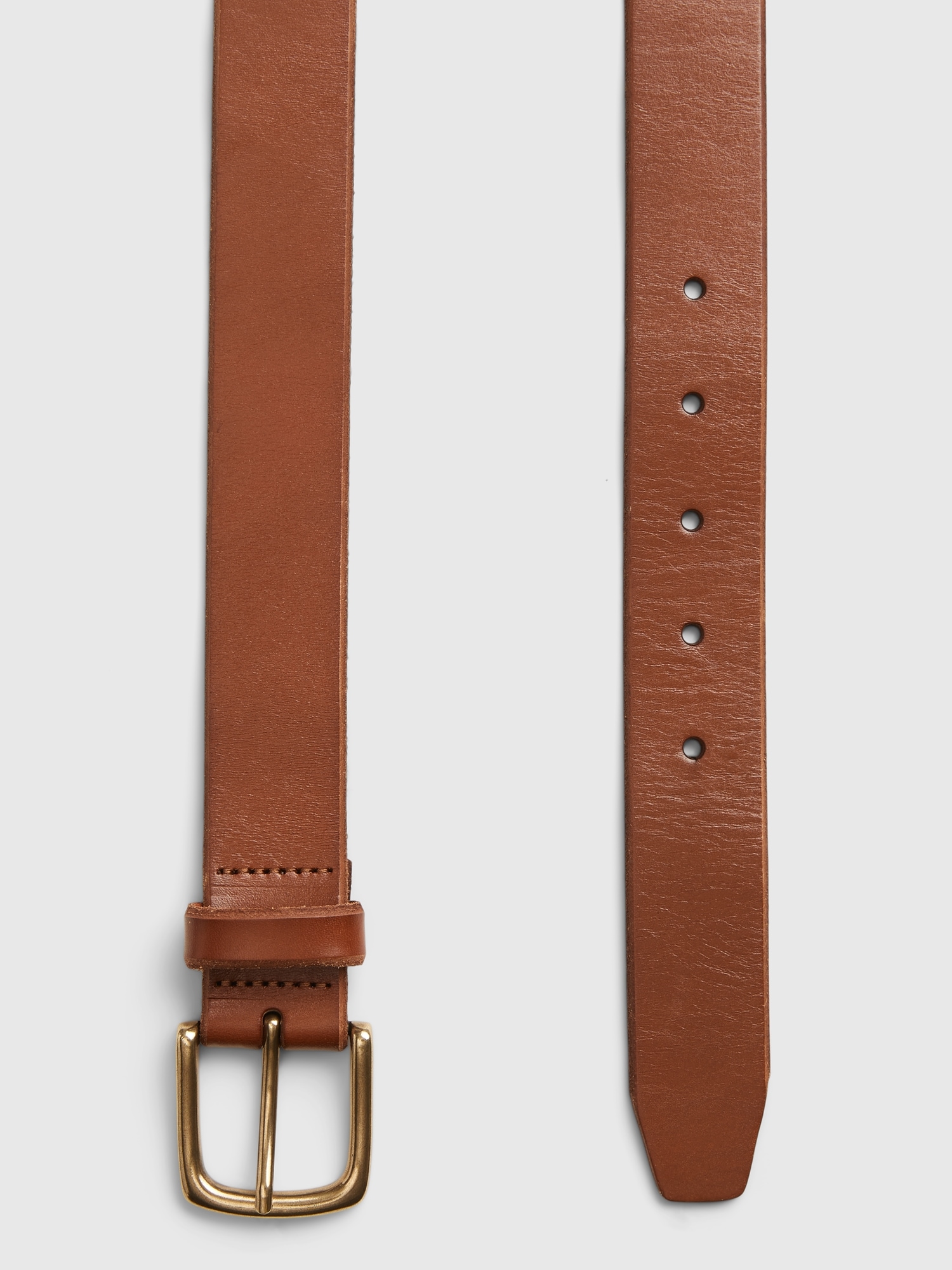 Men's Leather Belt by Gap Brown Cognac Size 28W