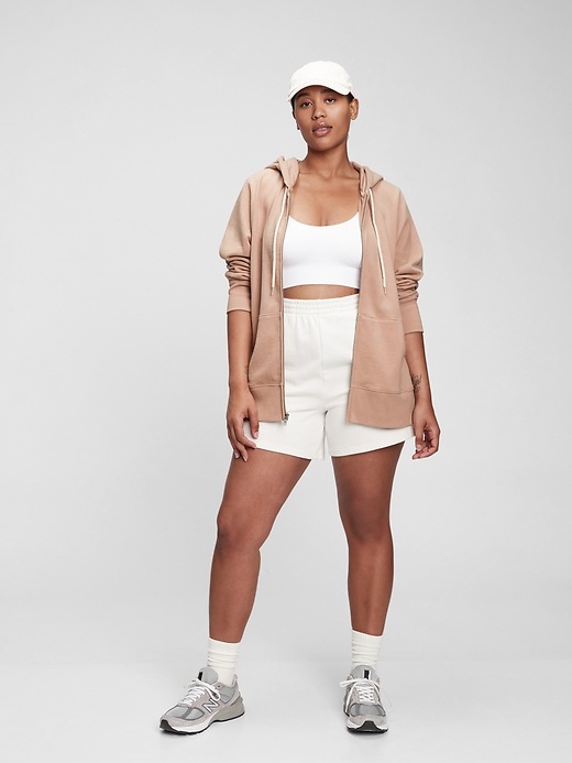 1 of 8 showing, with the color fawn beige pink of product Vintage Soft Classic Hoodie