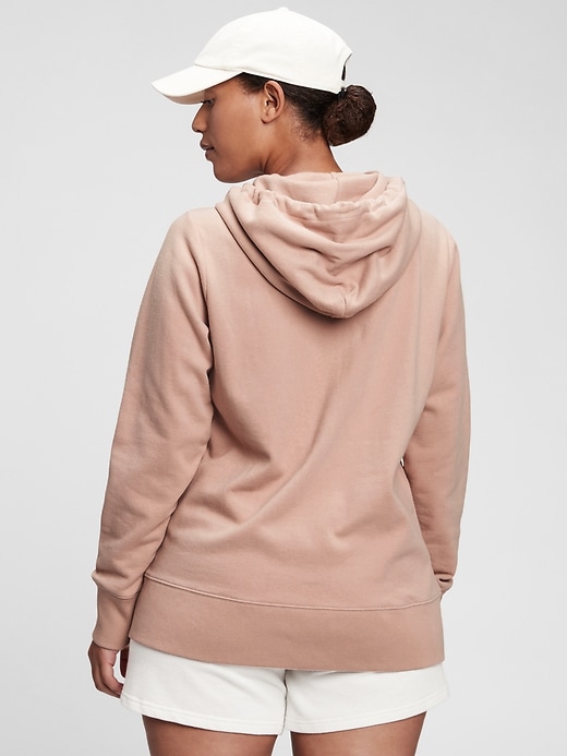 2 of 8 showing, with the color fawn beige pink of product Vintage Soft Classic Hoodie