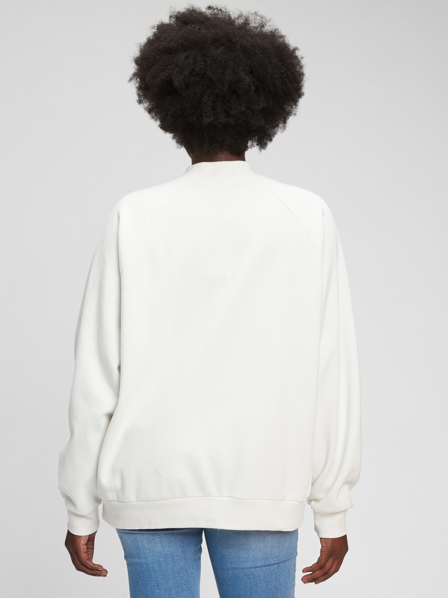 Gap mock neck 2025 sweatshirt