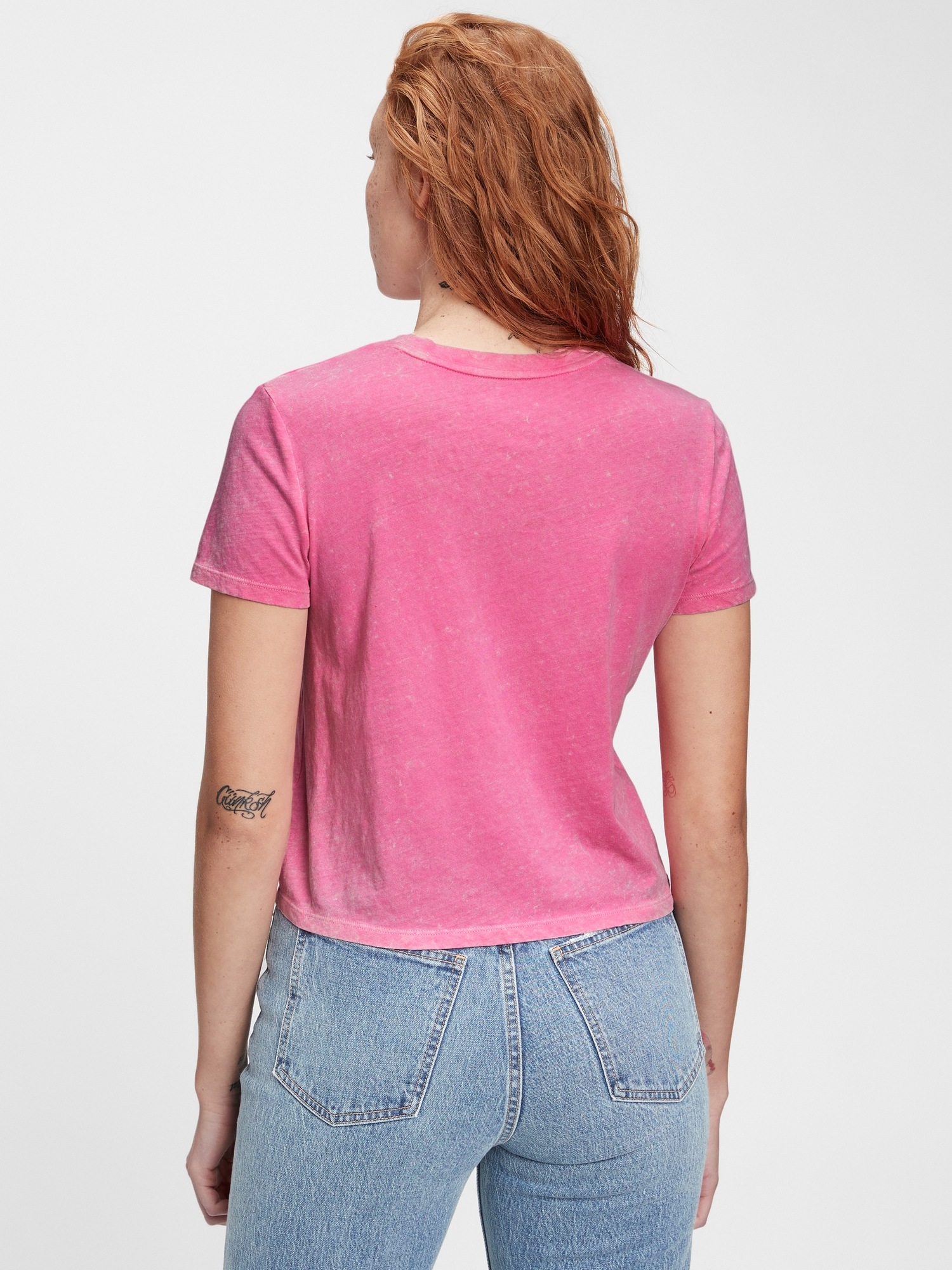 Graphic Shrunken T-Shirt | Gap