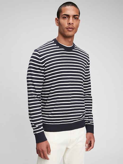 Image number 3 showing, Mainstay Stripe Crewneck Sweater