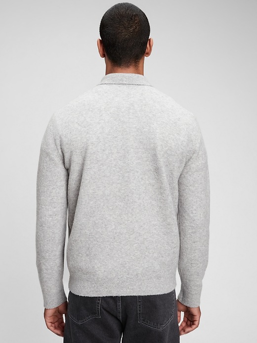 Image number 2 showing, Recycled Polo Sweater