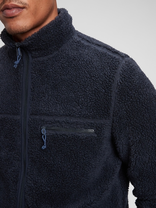 Image number 4 showing, Sherpa Fleece Jacket