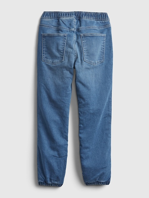 Image number 3 showing, Kids Lined Denim Joggers with Washwell&#153
