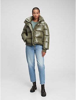gap puffer coat womens
