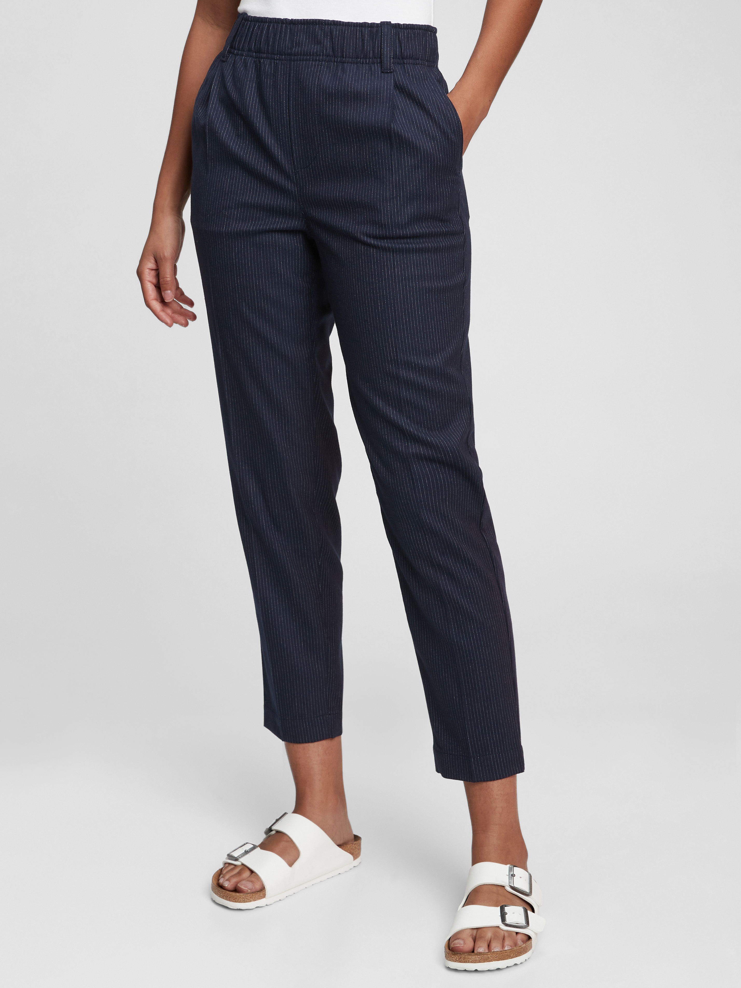 High Rise Pull-On Pants
