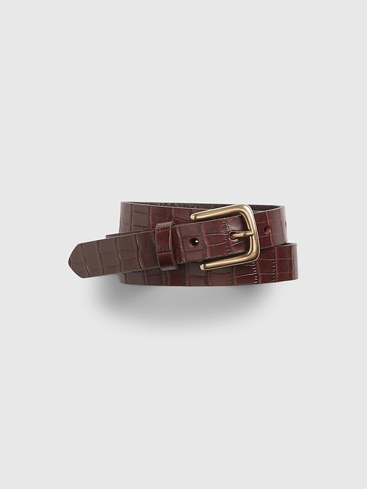 gap leather belt