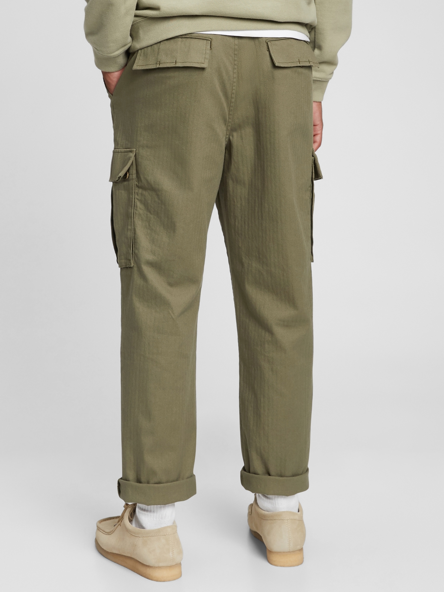 Relaxed Taper E-Waist Cargo Pants with GapFlex | Gap