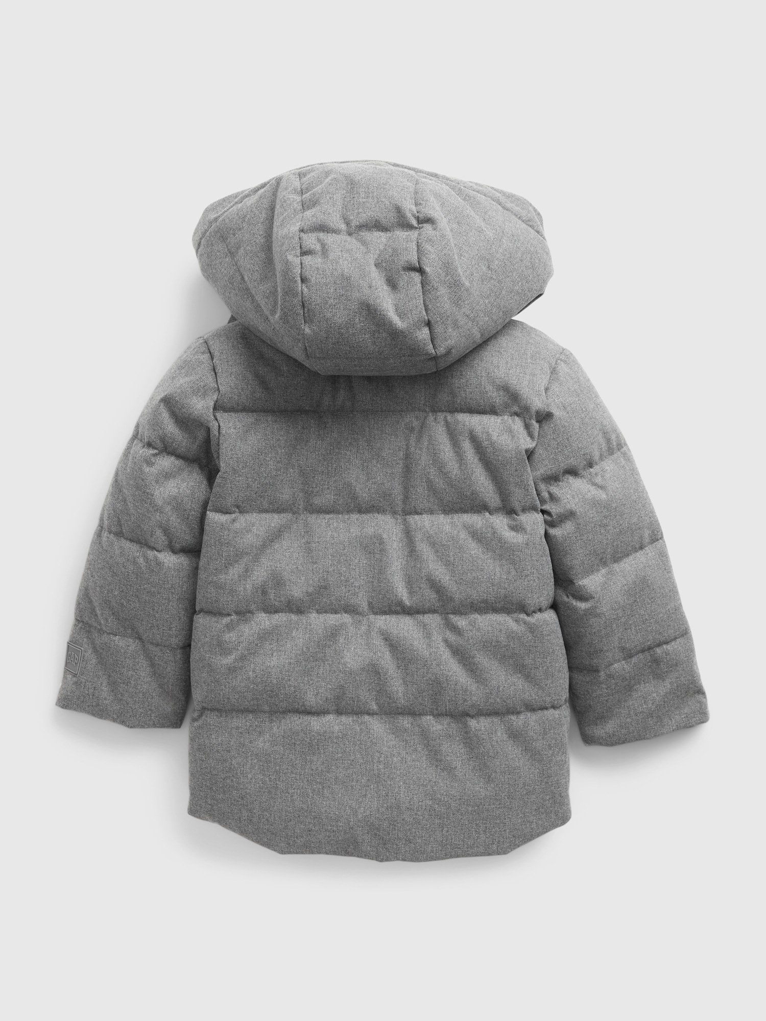 black toddler puffer jacket