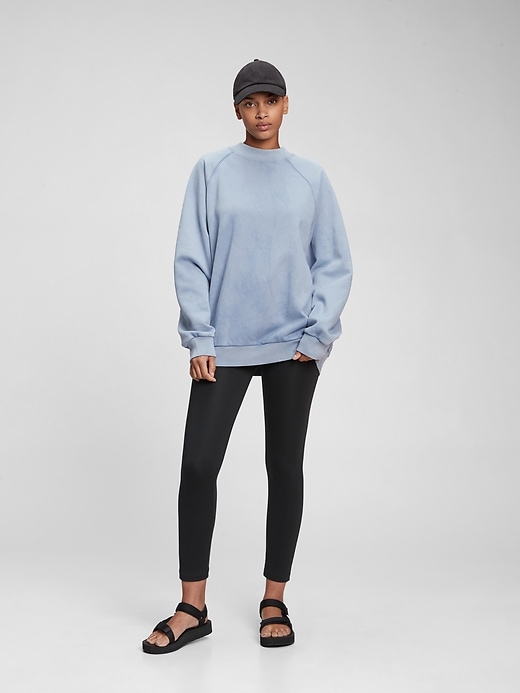 View large product image 1 of 1. Vintage Soft Mockneck Oversized Sweatshirt