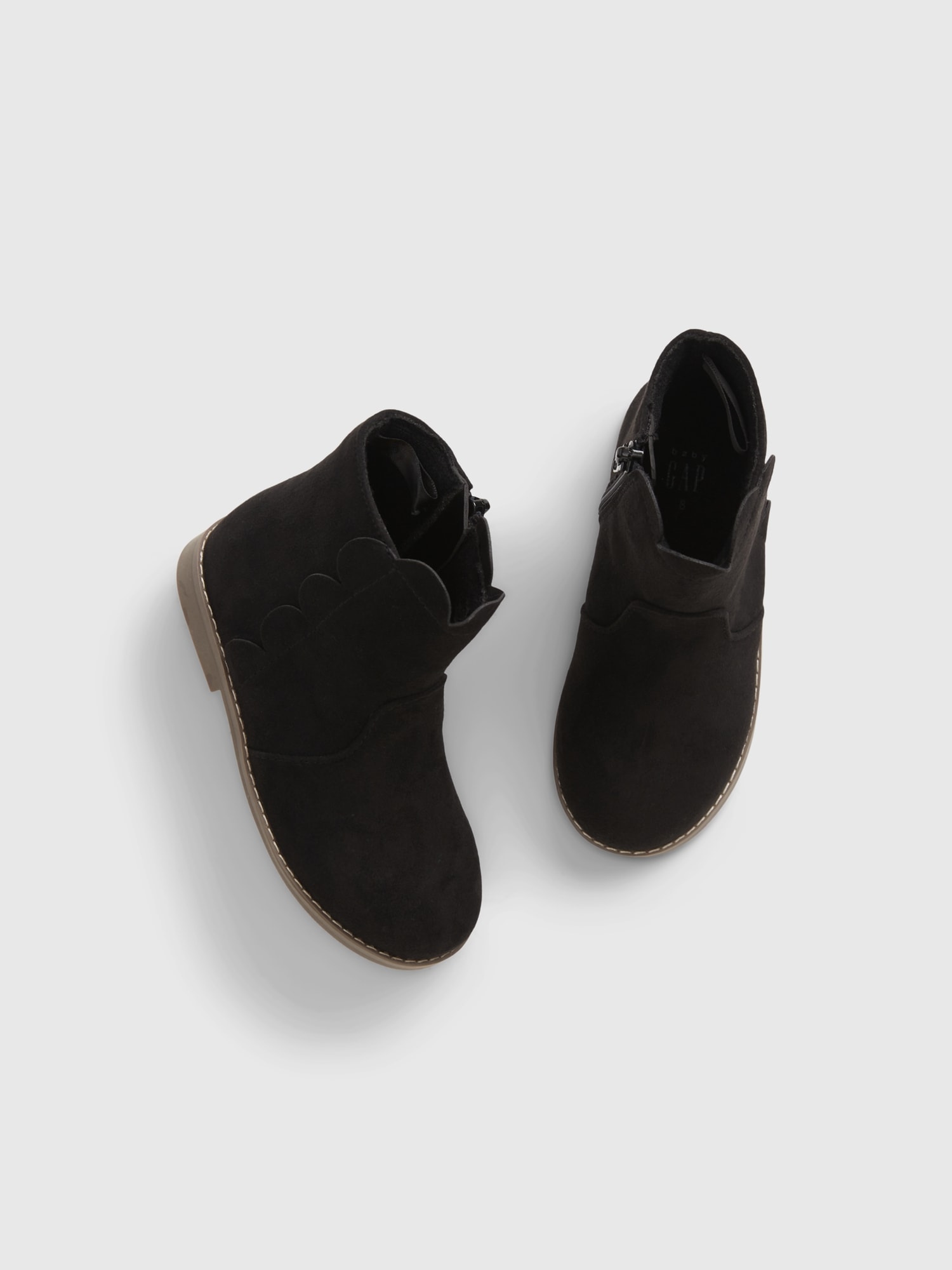 Gap Babies' Toddler Suede Ankle Boots In Black