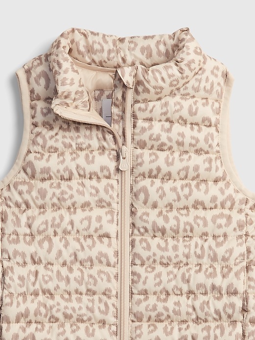 Image number 3 showing, Toddler 100% Recycled Polyester ColdControl Print Puffer Vest