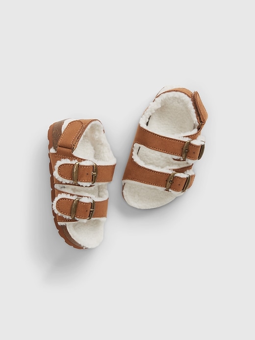 View large product image 1 of 1. Toddler Cozy Cork Buckle Sandals
