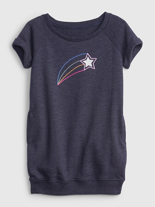 Image number 1 showing, Toddler Shooting Star Graphic Dress