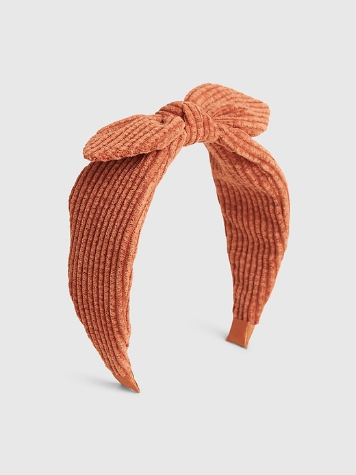 View large product image 1 of 1. Toddler Corduroy Bow Headband