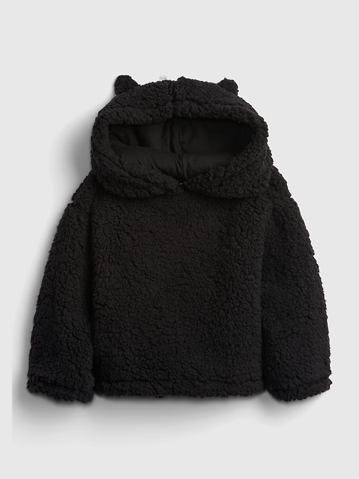 View large product image 1 of 3. Toddler Sherpa Cat Hoodie