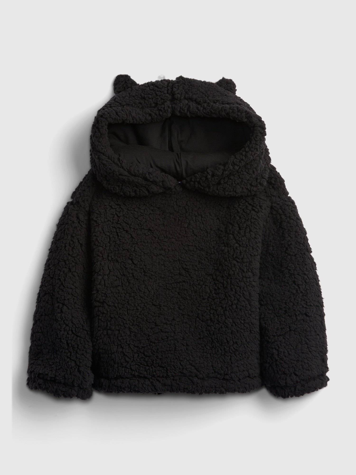 Toddler Sherpa Cat Hoodie