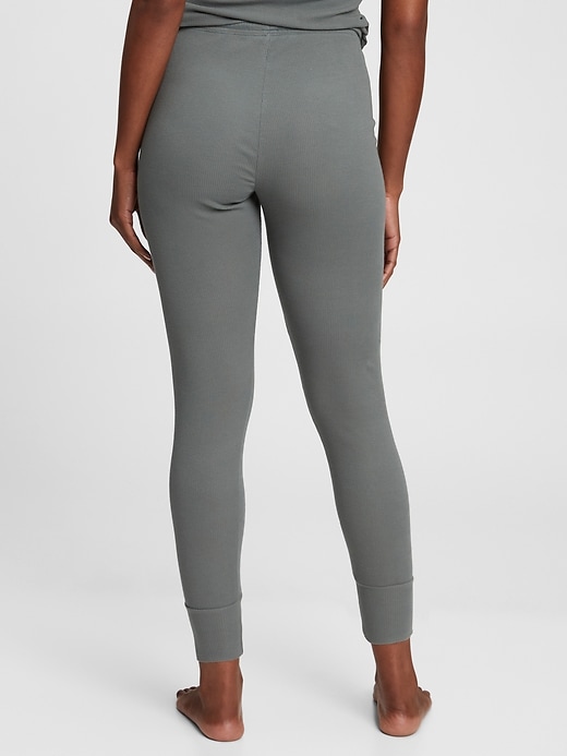 2 of 8 showing, with the color new vintage green of product Forever Favorite Ribbed Leggings