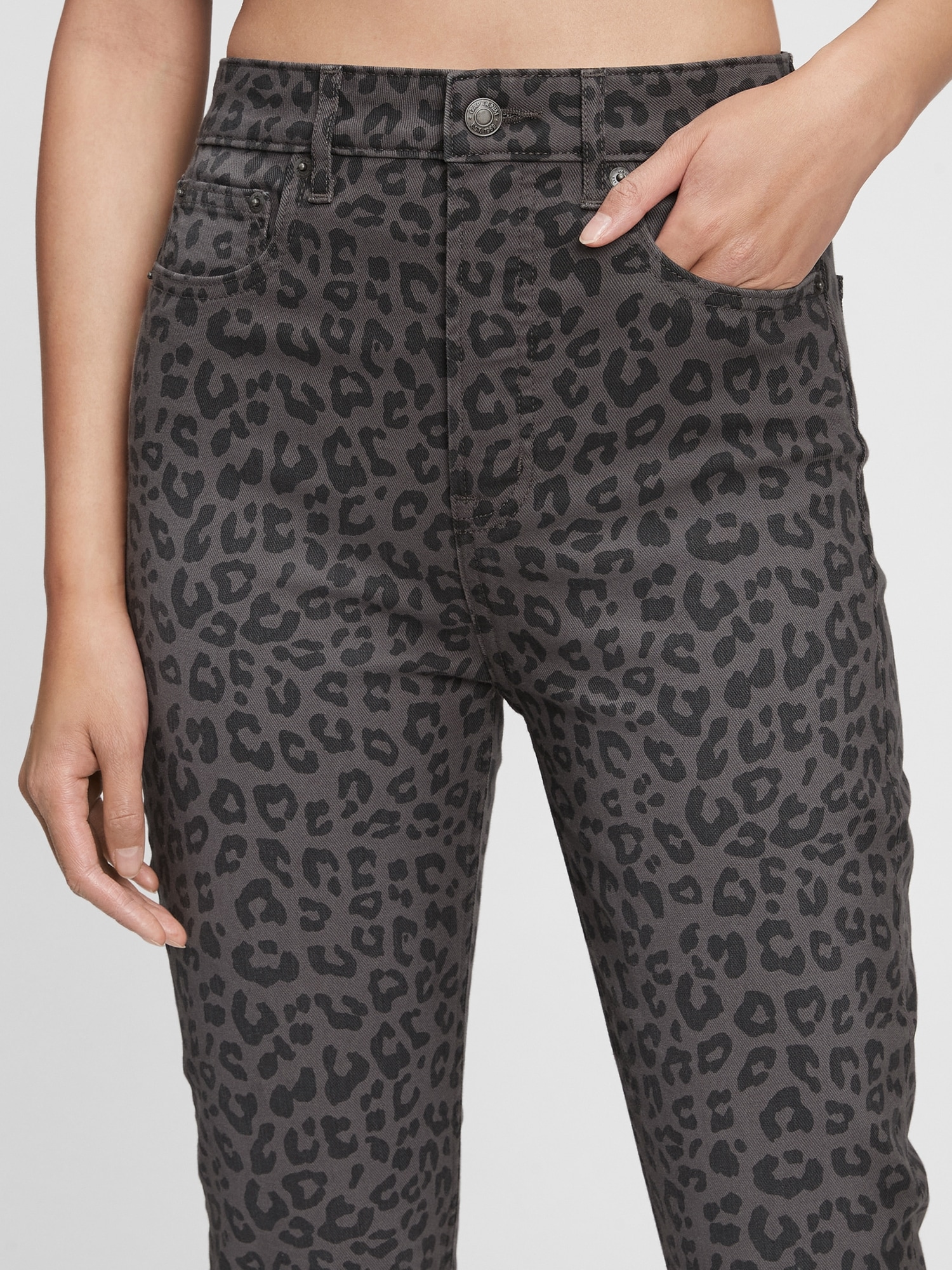 Sky High Rise Vintage Slim Jeans with 