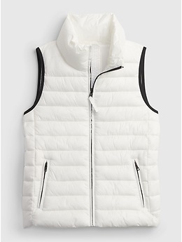 100% Recycled Nylon Lightweight Puffer Vest | Gap