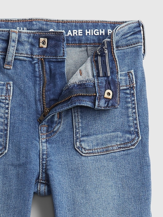 Image number 4 showing, Kids High Rise Flare Jeans with Washwell ™