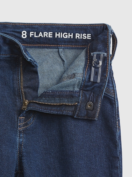 Image number 4 showing, Kids High Rise Flare Jeans
