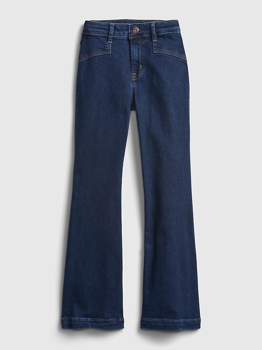 Image number 1 showing, Kids High Rise Flare Jeans