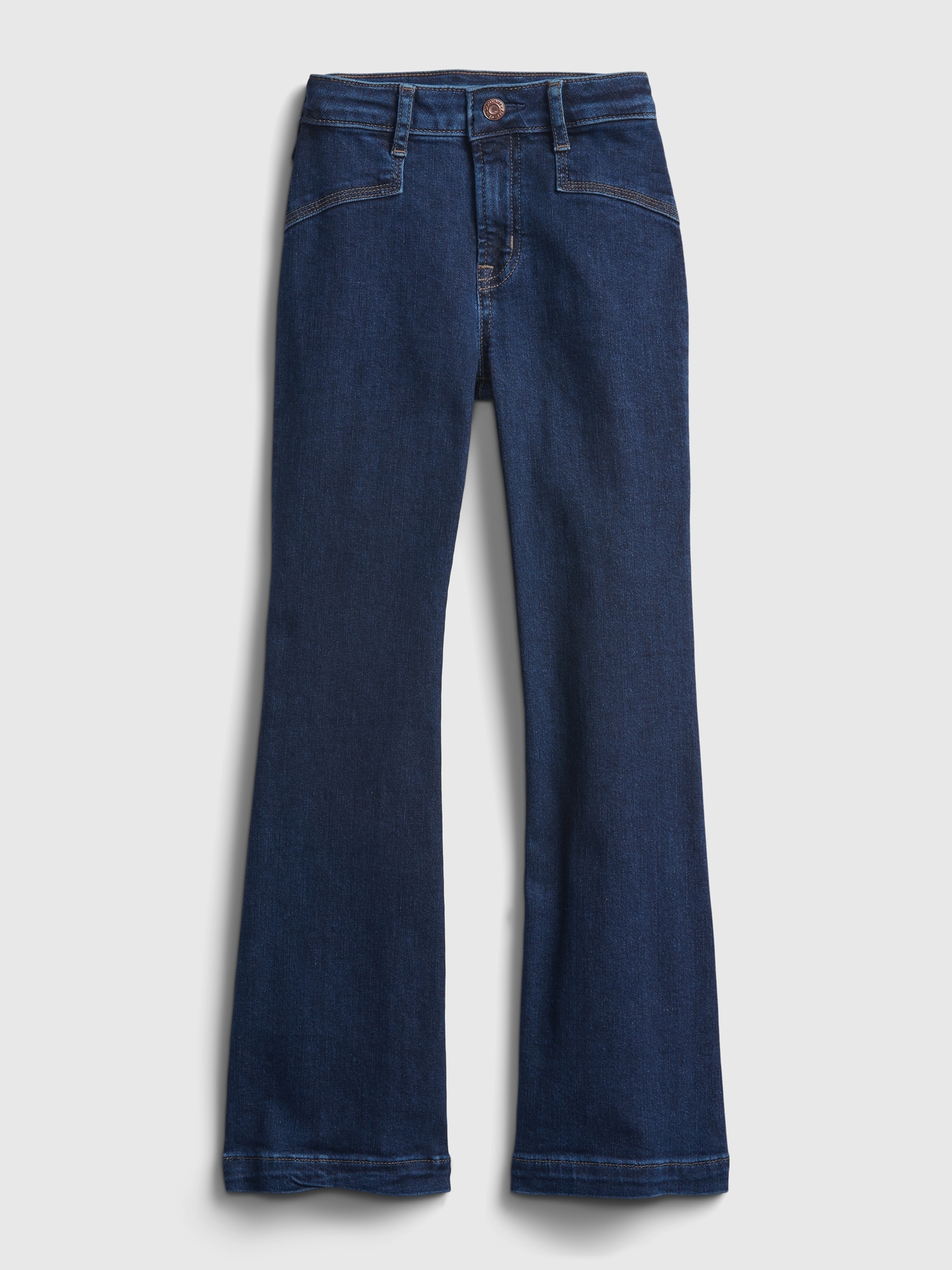 Kids High Rise Flare Jeans