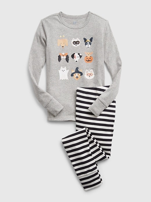 Image number 1 showing, Kids Organic Cotton Dog PJ Set