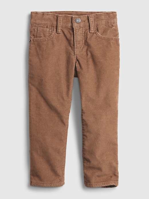 Image number 3 showing, Toddler Lined Corduroy Pants