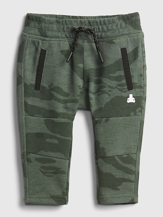 1 of 8 showing, with the color CAMO of product Baby GapFit Tech Joggers