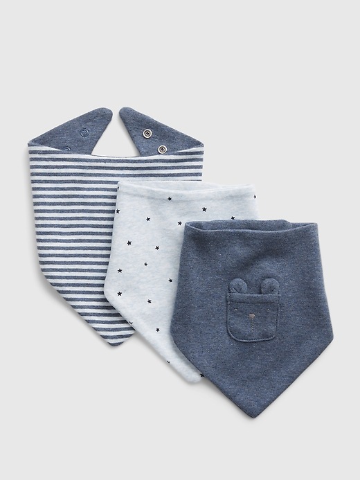 View large product image 1 of 1. Baby 100% Organic Cotton First Favorite Bib (3-Pack)