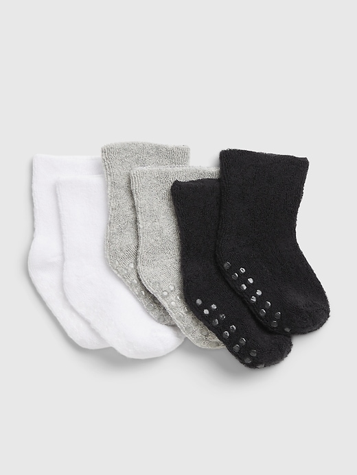 View large product image 1 of 1. Baby Terry Socks (3-Pack)