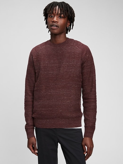 Image number 7 showing, Slub Crewneck Sweater