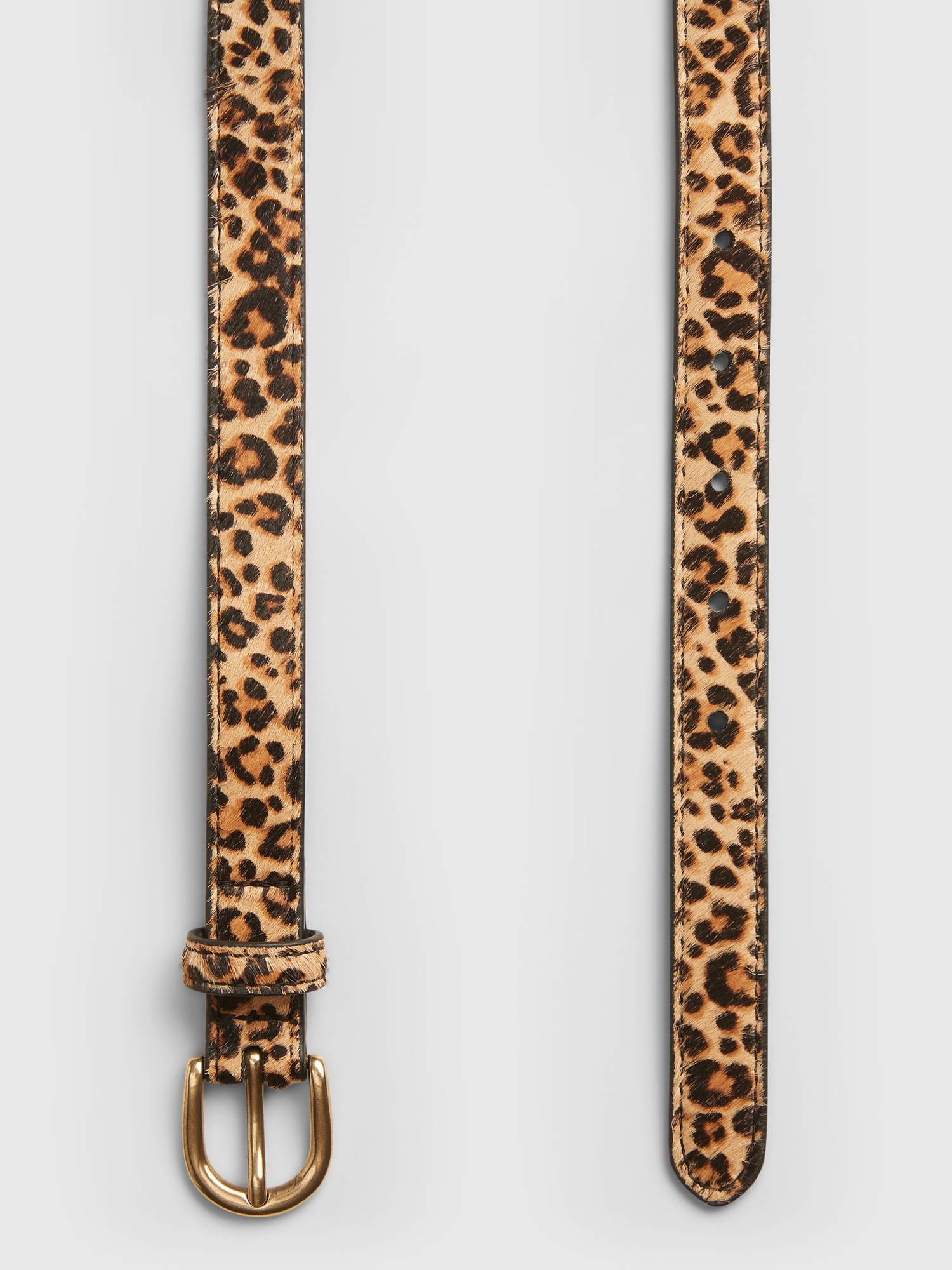 Женский ремень Gap Basic Harness Belt, цвет: Оранжевый леопардовый с принтом — фото 3