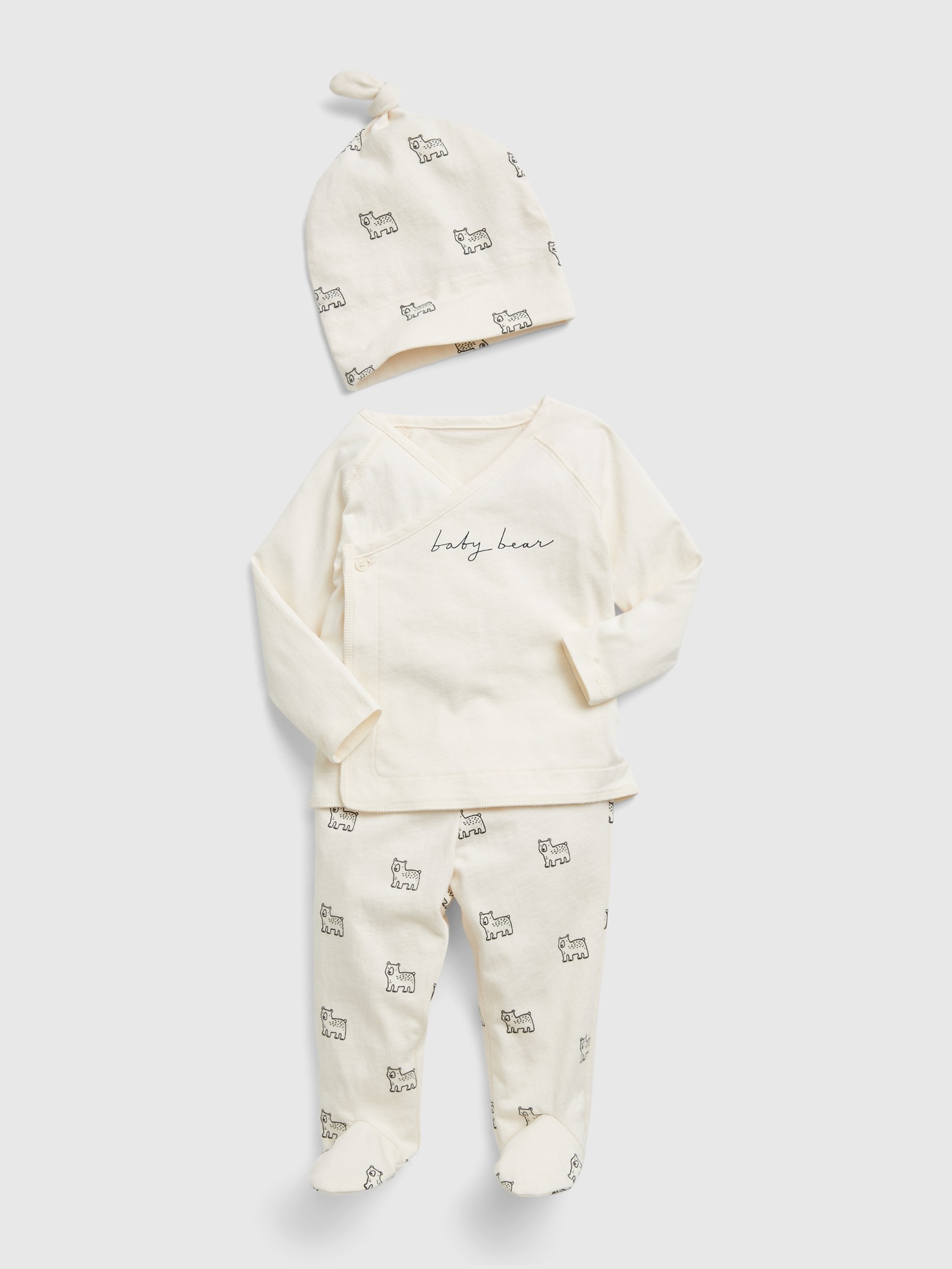 Baby 100 Organic Cotton Bear Outfit Set Gap