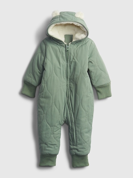 Image number 1 showing, Baby Sherpa Bear One-Piece