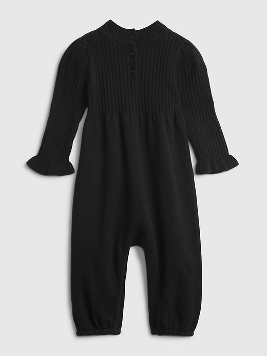 Image number 2 showing, Baby Ribbed Sweater One-Piece