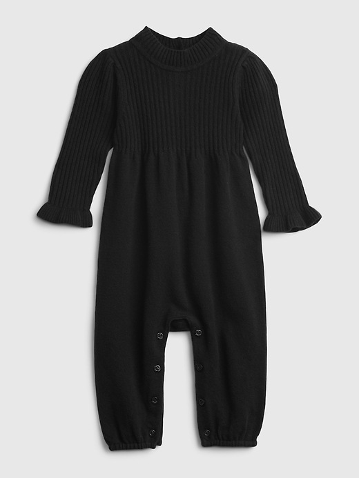 Image number 1 showing, Baby Ribbed Sweater One-Piece