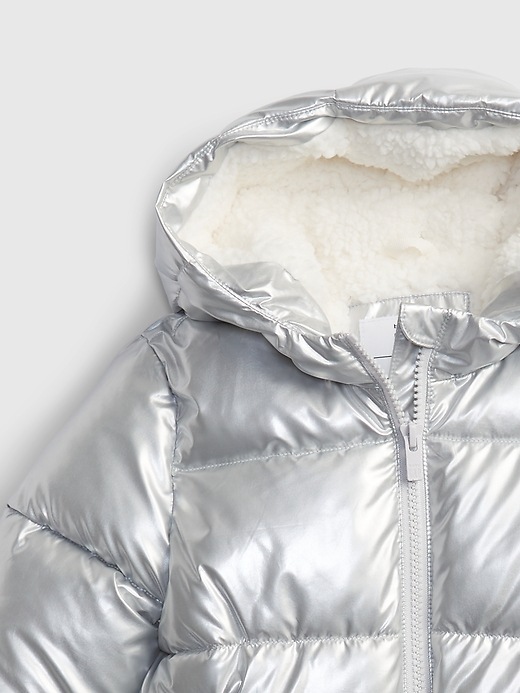Image number 3 showing, Toddler Metallic ColdControl Max Puffer Jacket