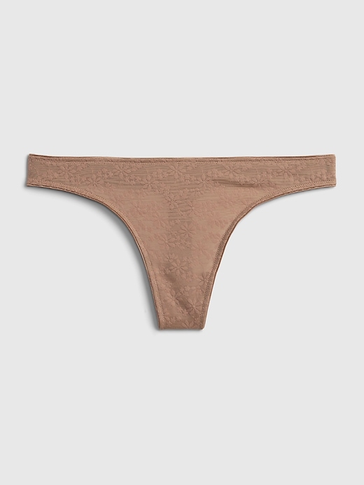 1 of 8 showing, with the color clay brown of product Bare Natural Thong