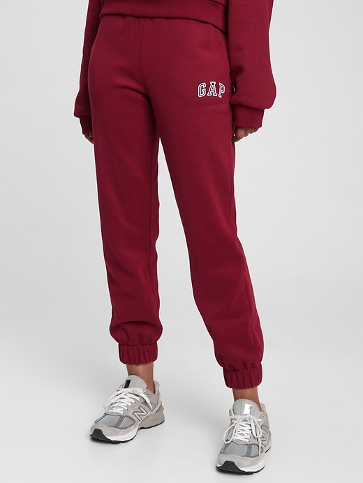 gap red joggers
