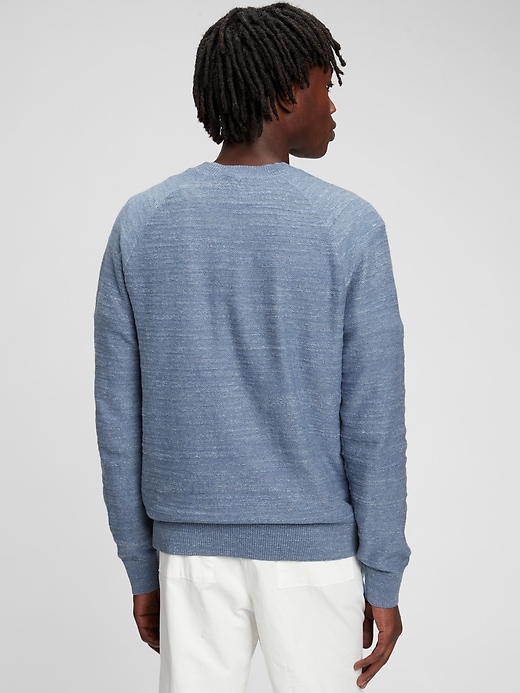 Image number 2 showing, Slub Crewneck Sweater