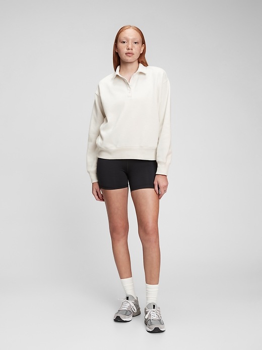 Image number 10 showing, Vintage Soft Henley Collar Sweatshirt