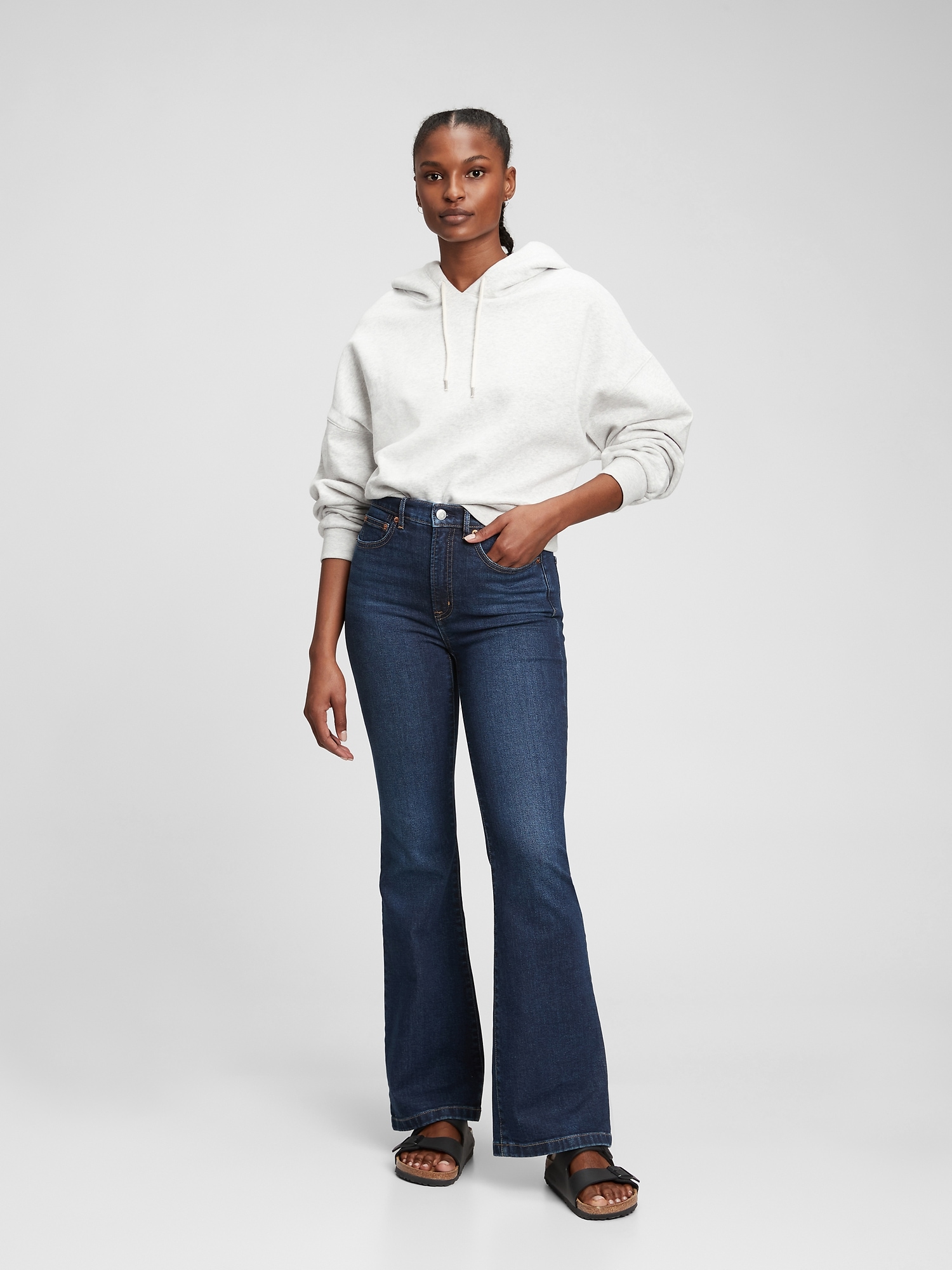 High Rise Flare Jeans