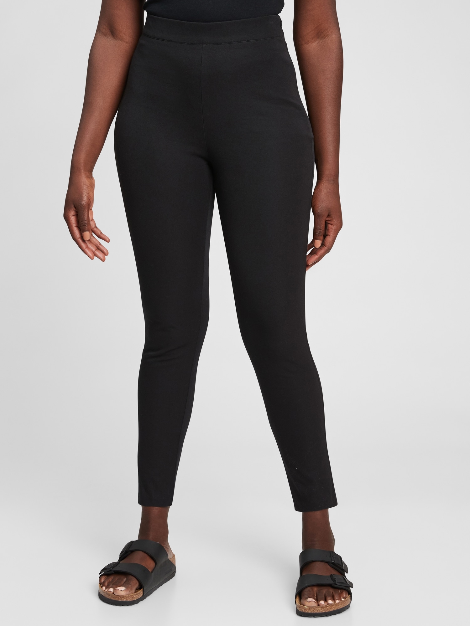 High Rise Bi-Stretch Leggings | Gap