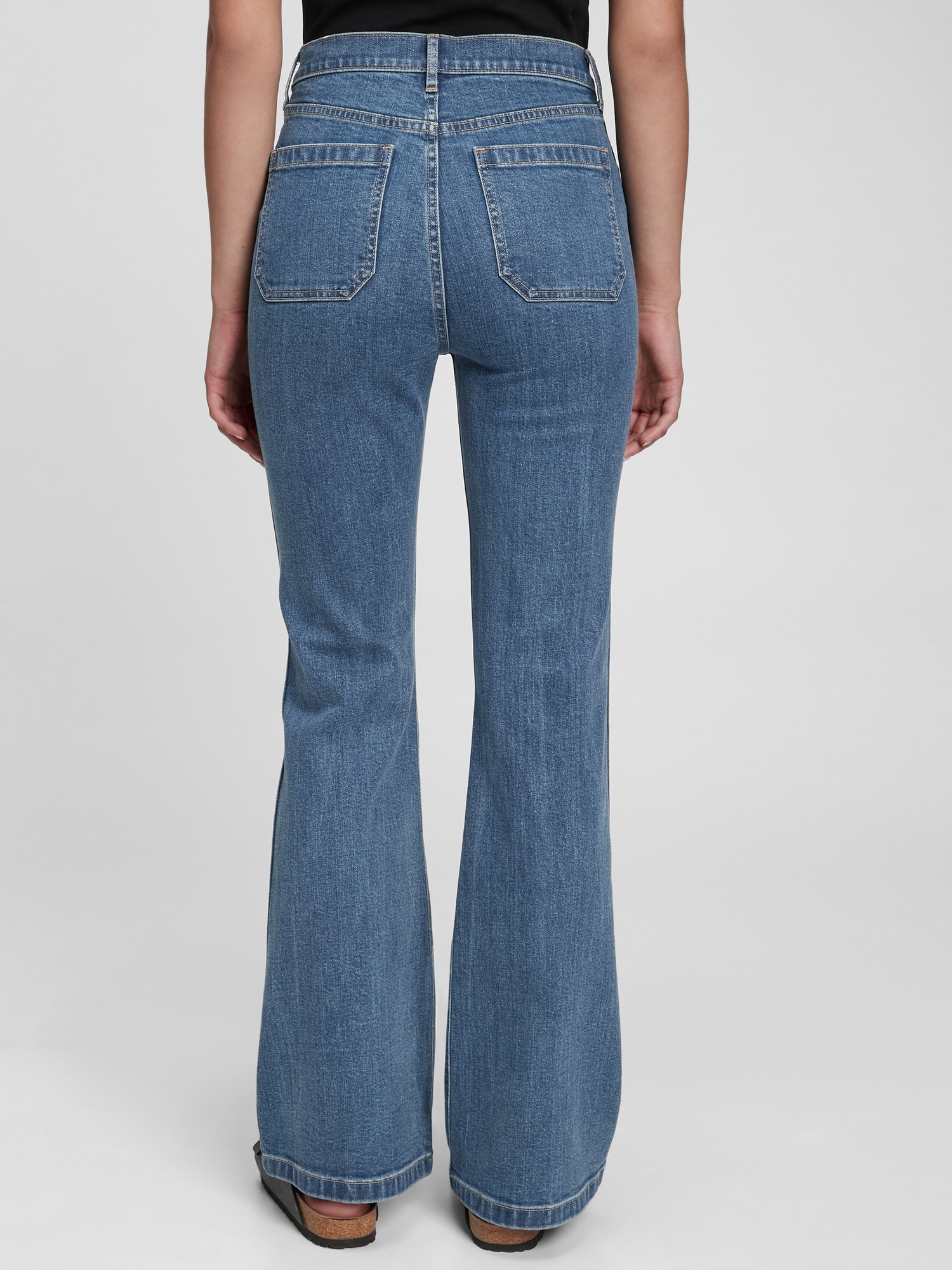 High Rise Flare Jeans | Gap