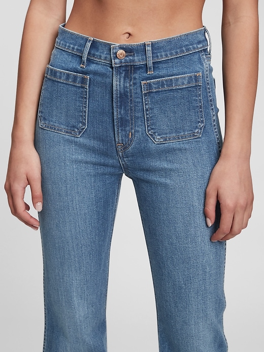 gap petite flare jeans