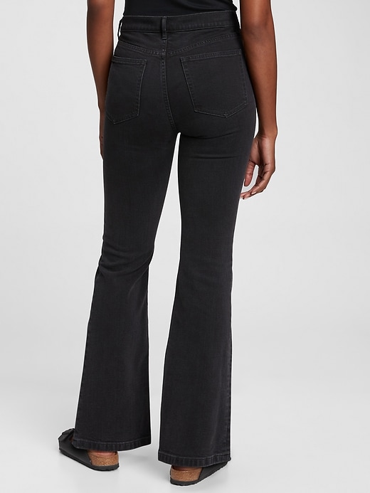 Image number 2 showing, High Rise '70s Flare Jeans with Washwell